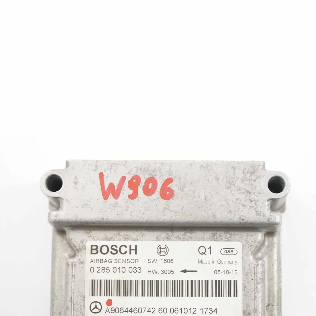 SRS Bag Modulo di controllo 0285010033 per Mercedes Sprinter W906 Air con numero di parte A9064460742 Mercedes Sprinter W906 Air SRS Bag Modulo di controllo 0285010033 - SKU A9064460742 - Numero di parte A9064460742