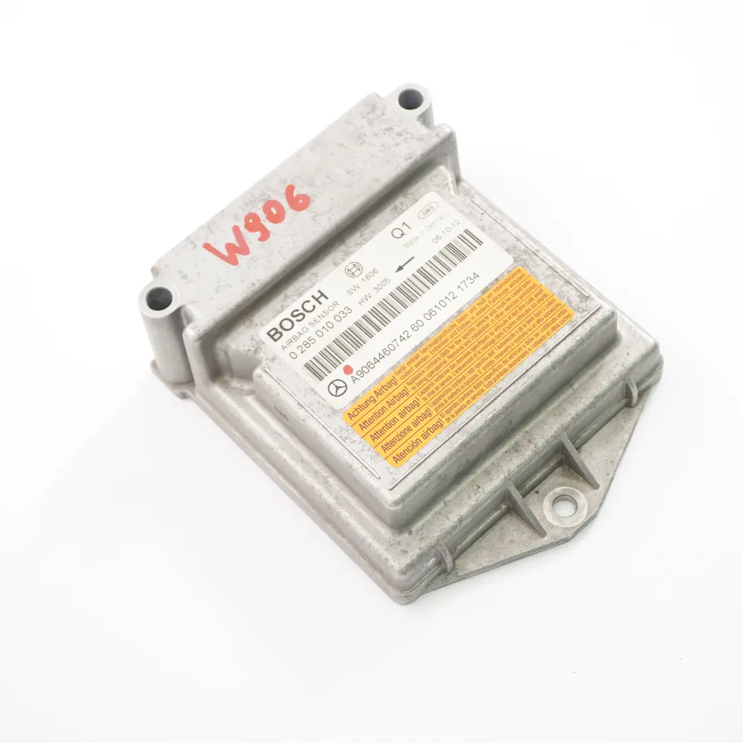 Mercedes Sprinter W906 Air SRS Bag Control Module Unit 0285010033 - SKU A9064460742 - Part number A9064460742