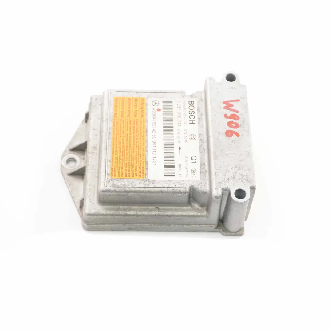 SRS Bag Control Module Unit 0285010033 to Mercedes Sprinter W906 Air with Part number A9064460742 Mercedes Sprinter W906 Air SRS Bag Control Module Unit 0285010033 - SKU A9064460742 - Part number A9064460742