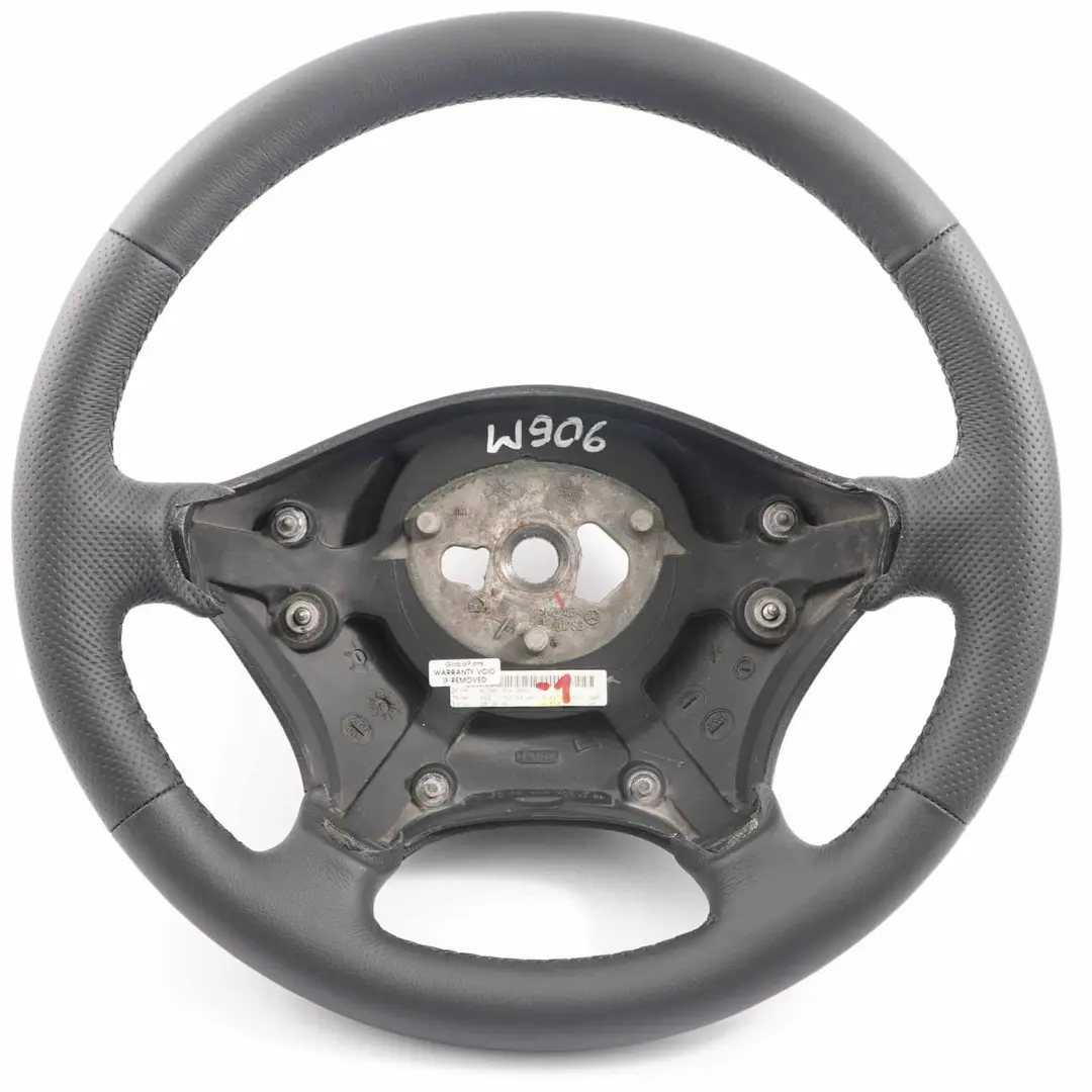 Mercedes Sprinter W906 NUEVO volante de cuero negro hilo negro - SKU A9064640001-1 - Número de pieza A9064640001