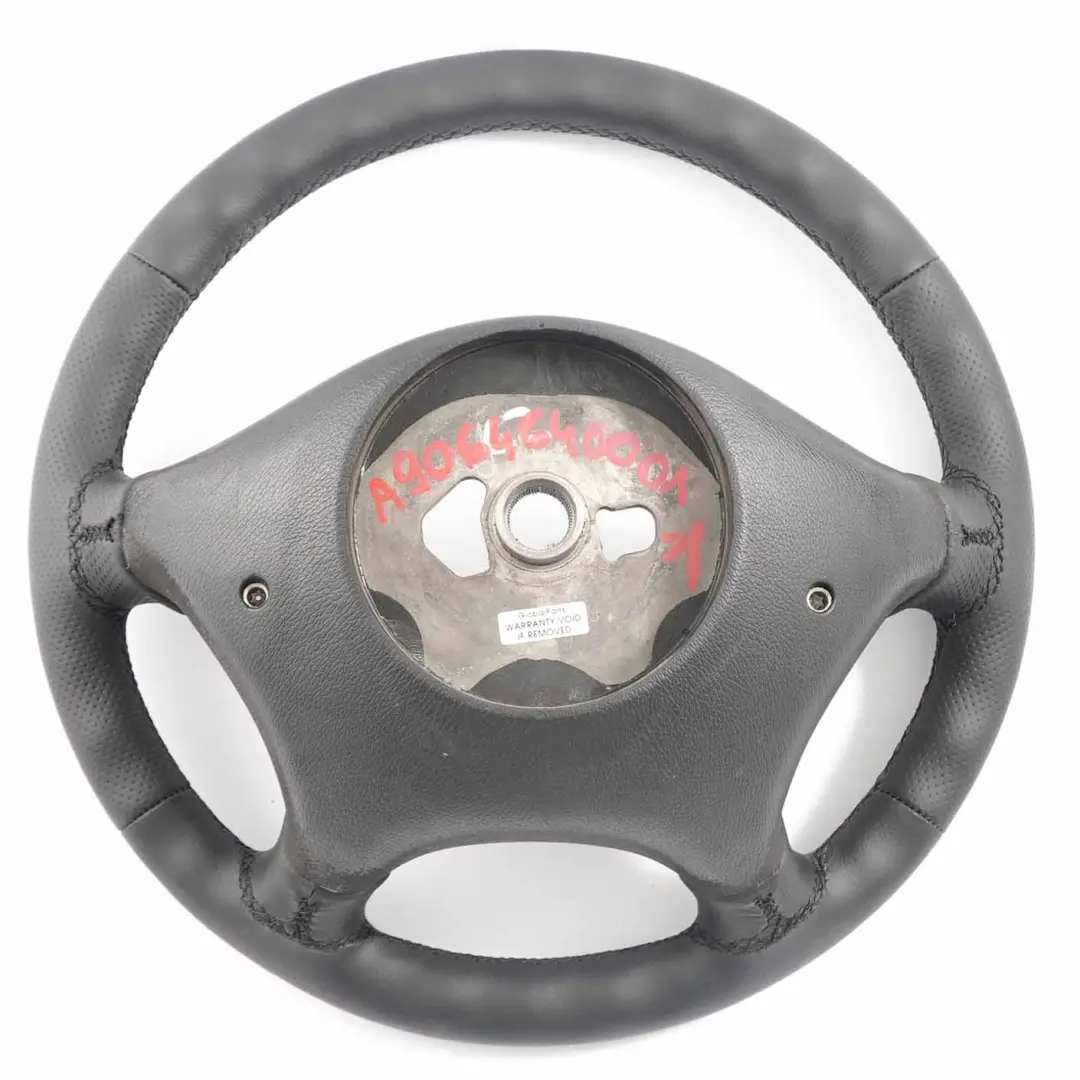 NEU Leder Schwarz Lenkrad mit Schwarz Fäden für Mercedes Sprinter W906 mit Teilenummer A9064640001 Mercedes Sprinter W906 NEU Leder Schwarz Lenkrad mit Schwarz Fäden - SKU A9064640001-1 - Teilenummer A9064640001