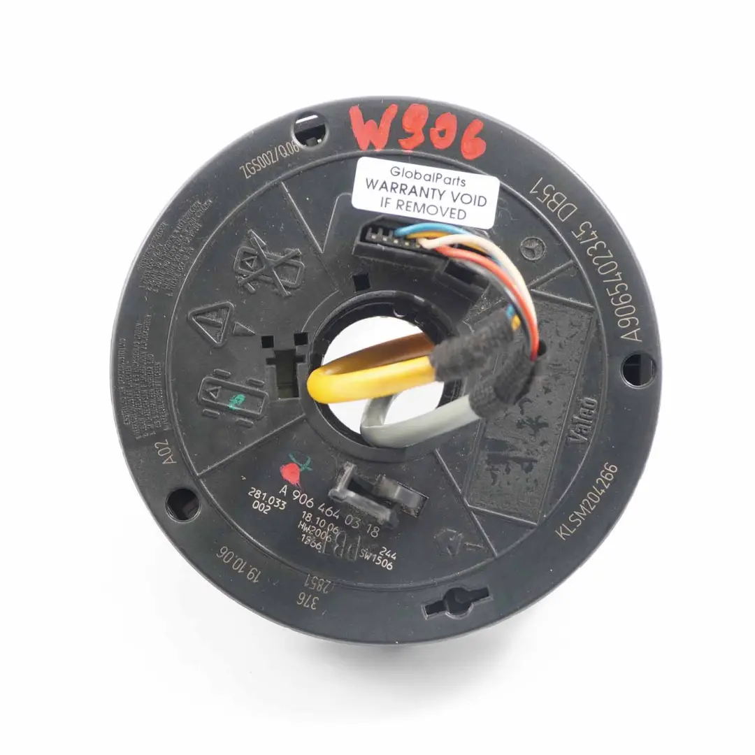 Mercedes Sprinter W906 Anillo Colector Del Volante Detonador - SKU A9064640318 - Número de pieza A9064640318