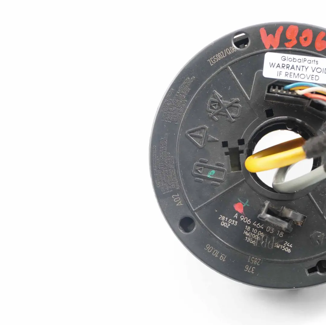 Mercedes Sprinter W906 Anillo Colector Del Volante Detonador - SKU A9064640318 - Número de pieza A9064640318