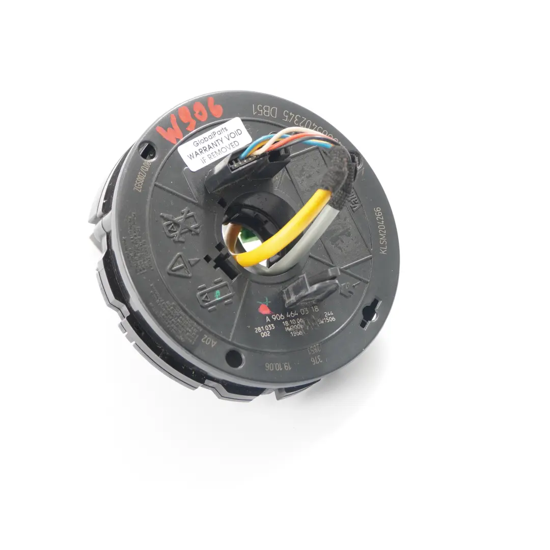 Bague Collectrice De Volant pour Mercedes Sprinter W906 à propos du numéro de pièce A9064640318 Mercedes Sprinter W906 Bague Collectrice De Volant - SKU A9064640318 - Numéro de pièce A9064640318