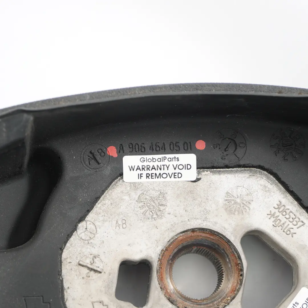Mercedes Sprinter W906 NEW Black Leather Steering Wheel with Black Thread - SKU A9064640501-1 - Part number A9064640501