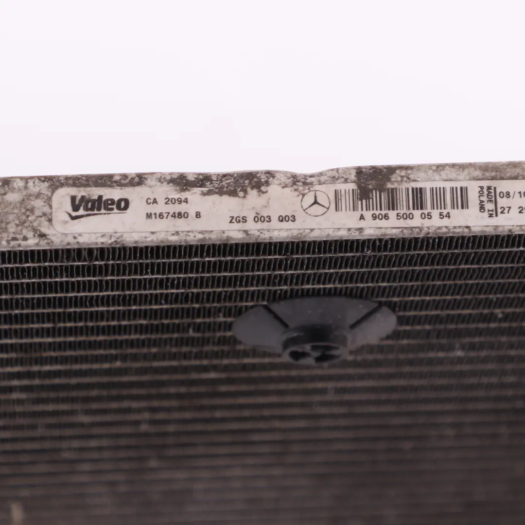 Conditioning Cooling Radiator Condenser A/C to Mercedes W906 Air with Part number A9065000554 Mercedes W906 Air Conditioning Cooling Radiator Condenser A/C - SKU A9065000554 - Part number A9065000554