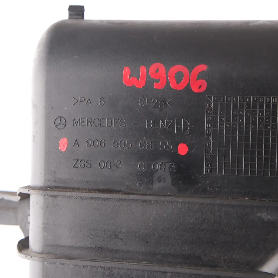 Radiator Fan Shroud Mercedes W906 Engine Cooling Fan Cover Panel to with Part number A9065050855 Radiator Fan Shroud Mercedes W906 Engine Cooling Fan Cover Panel - SKU A9065050855 - Part number A9065050855