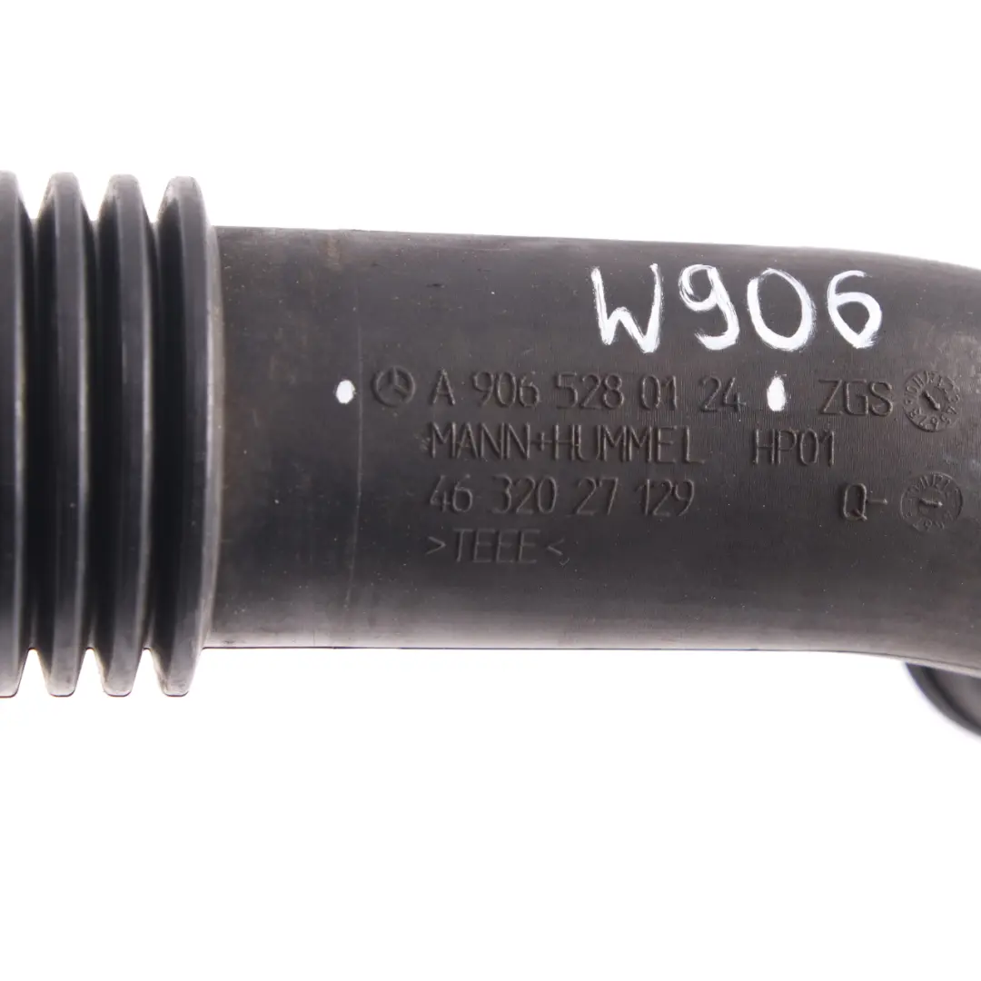 manguera de admisión aire carga tubería línea Diesel para Mercedes W906 con número de pieza A9065280124 Mercedes W906 manguera de admisión aire carga tubería línea Diesel - SKU A9065280124 - Número de pieza A9065280124