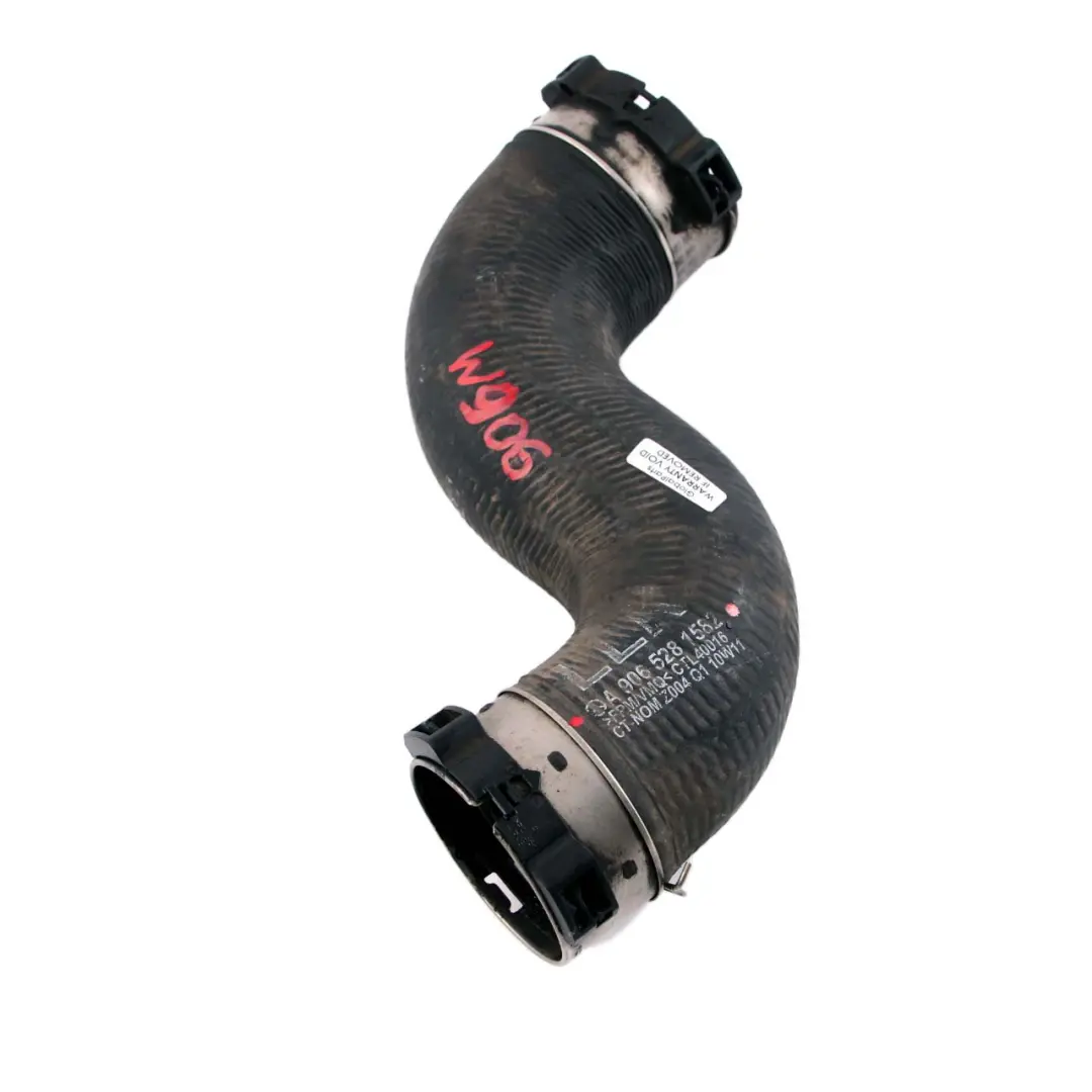 Mercedes W906 OM651 Intercooler Air Intake Turbo Tubo flessibile - SKU A9065281582 - Numero di parte A9065281582