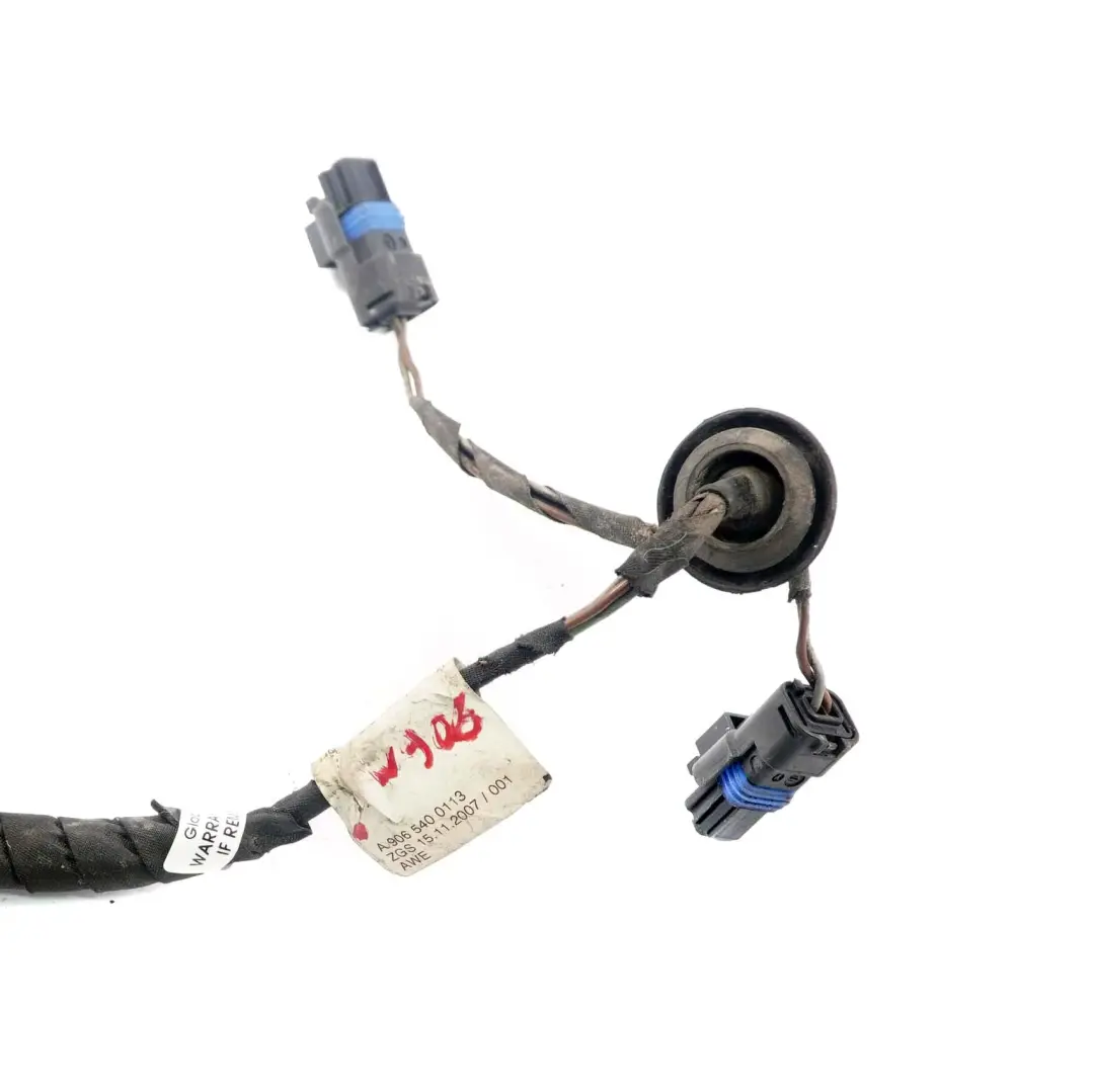  Mercedes-Benz Sprinter W906 Cable cablage l'eclairage plaque porte arriere - SKU A9065400113 - Numéro de pièce A9065400113