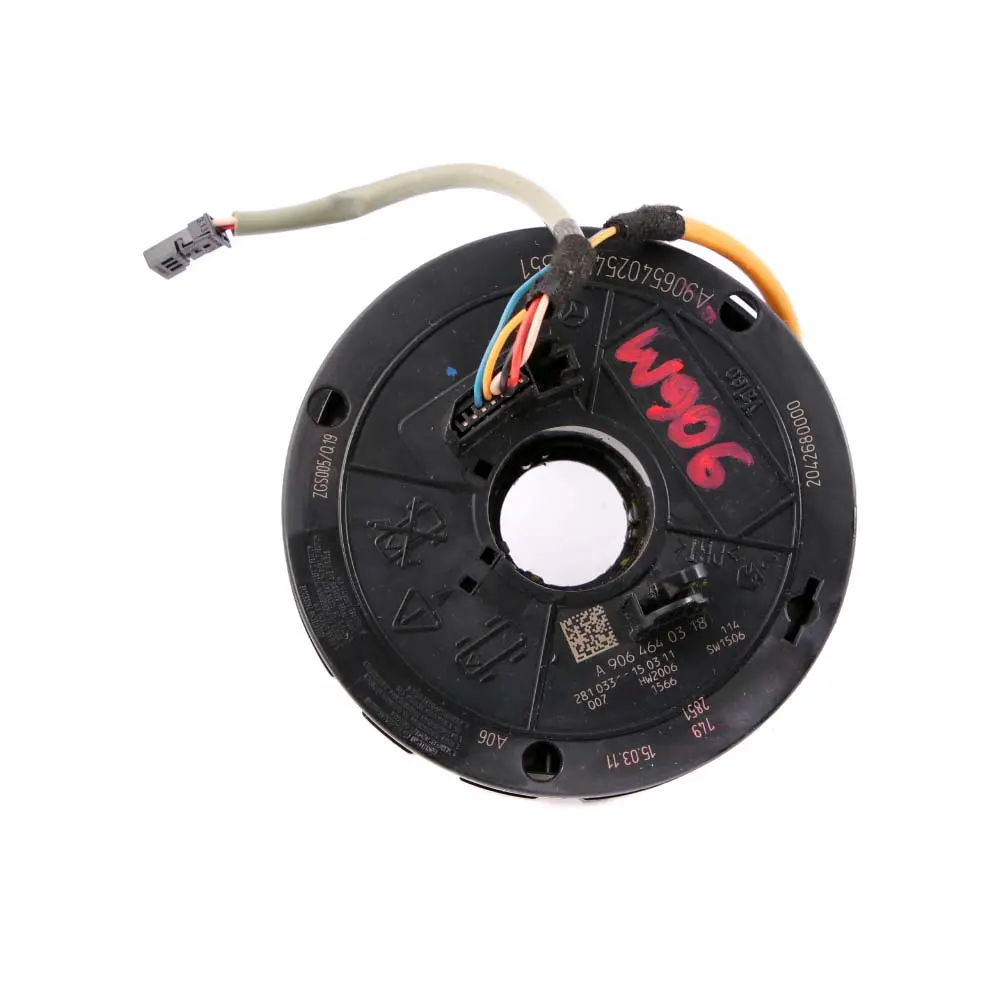 Bague de volant Airbag Squib pour Mercedes Sprinter W906 à propos du numéro de pièce A9065402545 Mercedes Sprinter W906 Bague de volant Airbag Squib - SKU A9065402545 - Numéro de pièce A9065402545