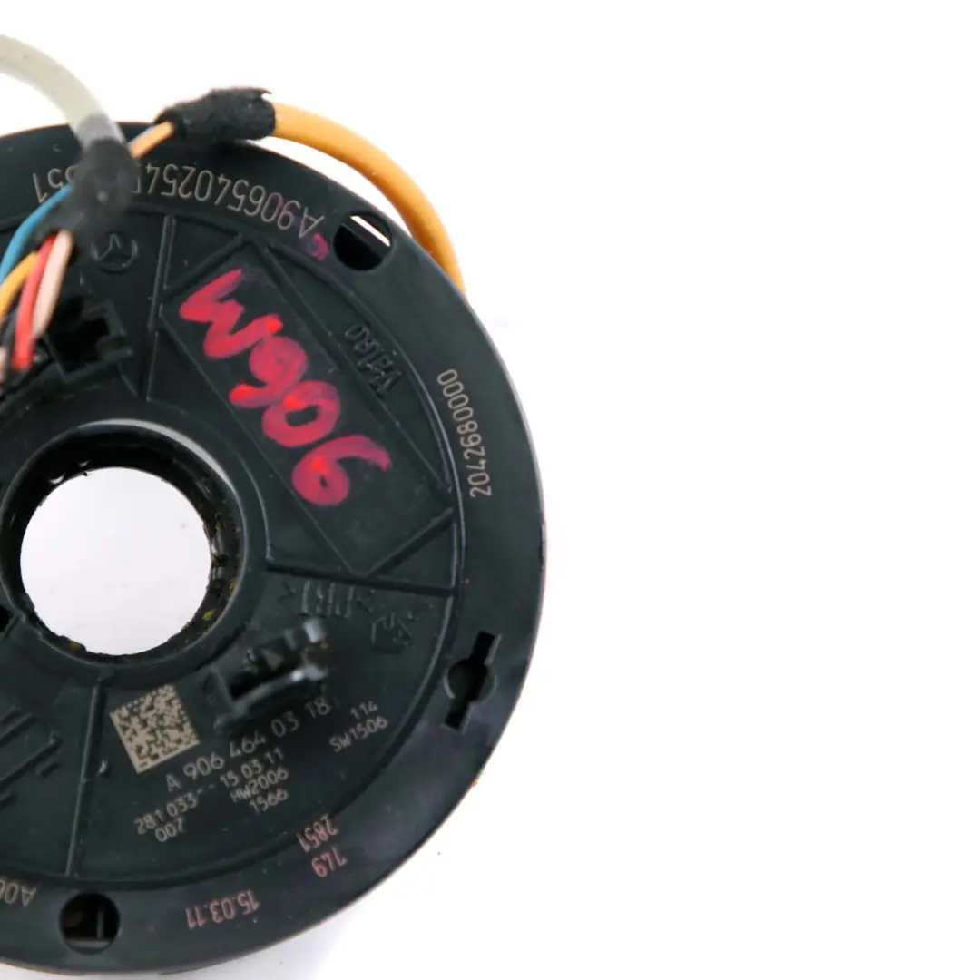 Slip Ring Airbag Squib para Mercedes Sprinter W906 Volante con número de pieza A9065402545 Mercedes Sprinter W906 Volante Slip Ring Airbag Squib - SKU A9065402545 - Número de pieza A9065402545