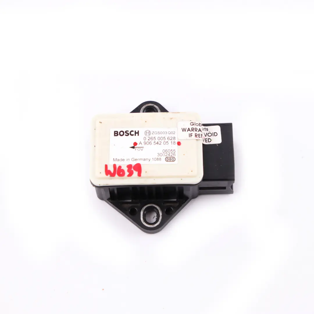 ESP Imbardata Sensore velocit? rotazione Unit? per Mercedes W639 W906 con numero di parte A9065420518 Mercedes W639 W906 ESP Imbardata Sensore velocit? rotazione Unit? - SKU A9065420518 - Numero di parte A9065420518