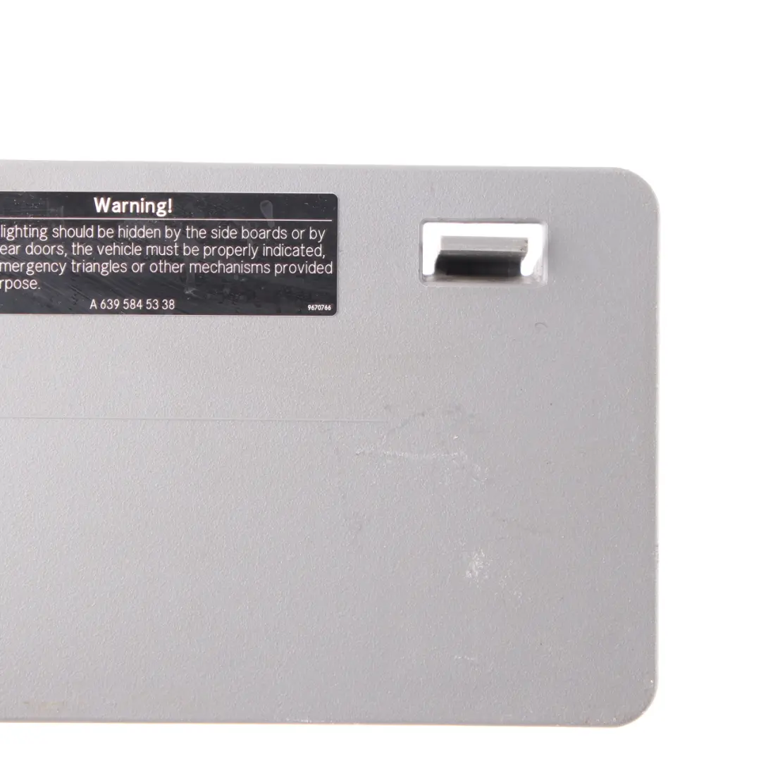 Mercedes Sprinter W906 Fuse Box Cover Trim Panel Lid Grey A6395450003 - SKU A9065450003-1 - Part number A9065450003