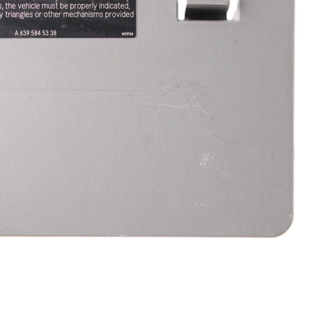 Mercedes Sprinter W906 Fuse Box Cover Trim Panel Lid Grey A6395450003 - SKU A9065450003-1 - Part number A9065450003