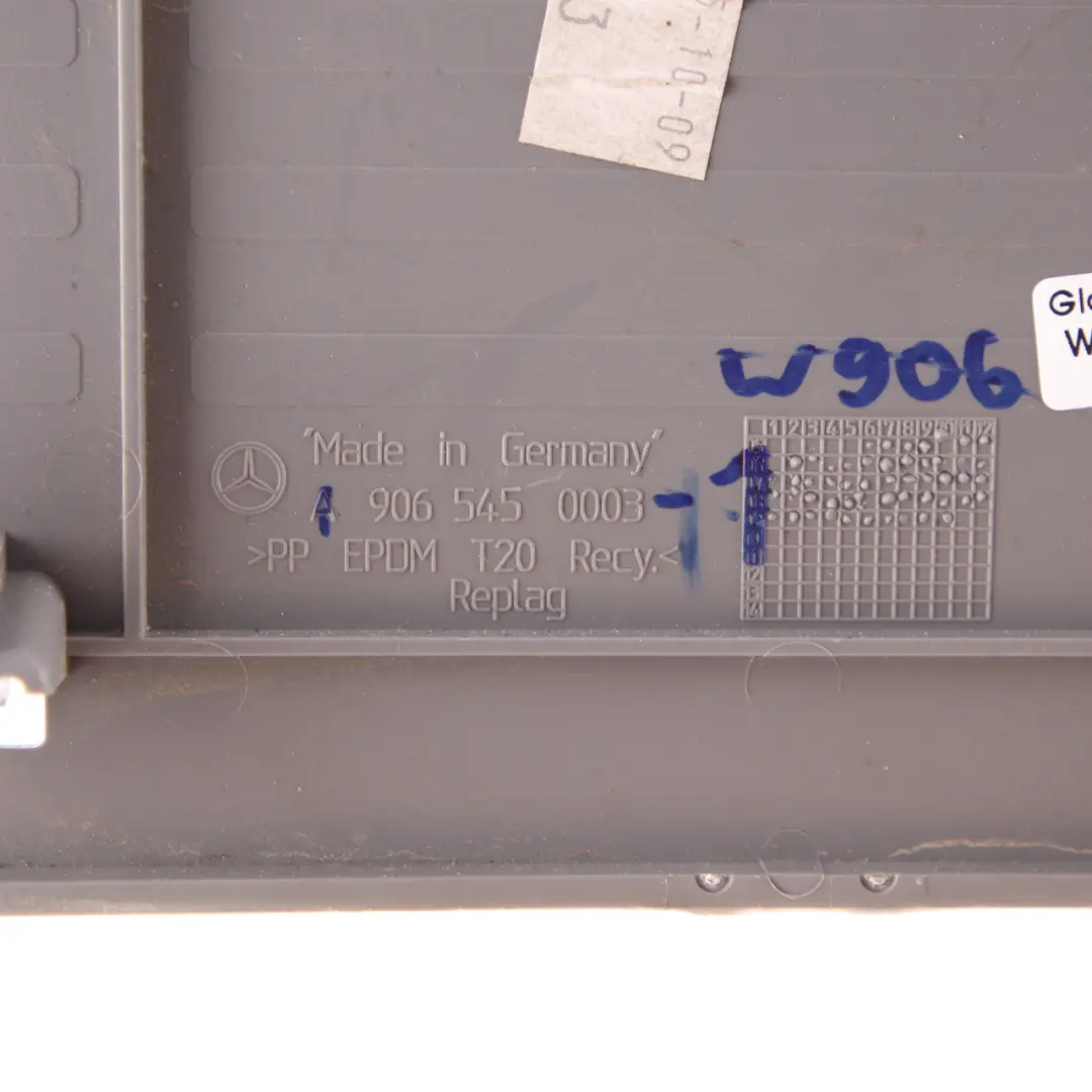 Mercedes Sprinter W906 Fuse Box Cover Trim Panel Lid Grey A6395450003 - SKU A9065450003-1 - Part number A9065450003