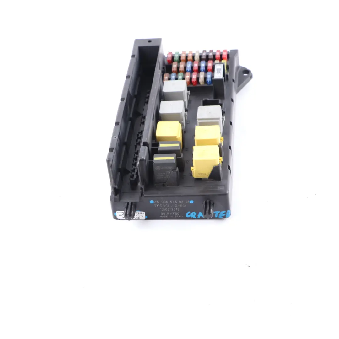 Fuse Box Relay Module Unit to Mercedes W906 Volkswagen Crafter 1 with Part number A9065450201 Mercedes W906 Volkswagen Crafter 1 Fuse Box Relay Module Unit - SKU A9065450201 - Part number A9065450201