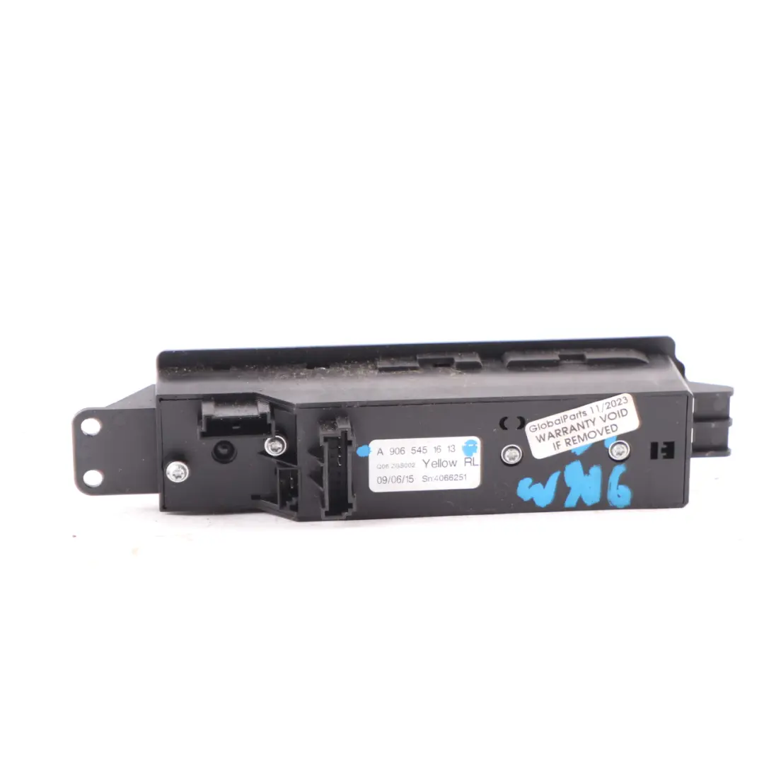 Mercedes Sprinter W906 Window Lifter Switch Driver's Side Panel - SKU RHD-A9065451613 - Part number A9065451613