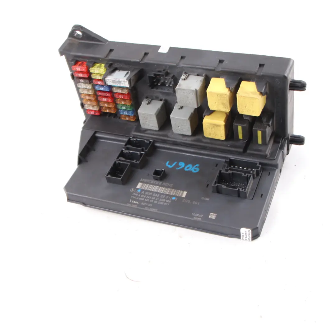 Fuse Box Relay SAM Module Control Unit to Mercedes Sprinter W906 with Part number A9065452601 Mercedes Sprinter W906 Fuse Box Relay SAM Module Control Unit - SKU A9065452601 - Part number A9065452601
