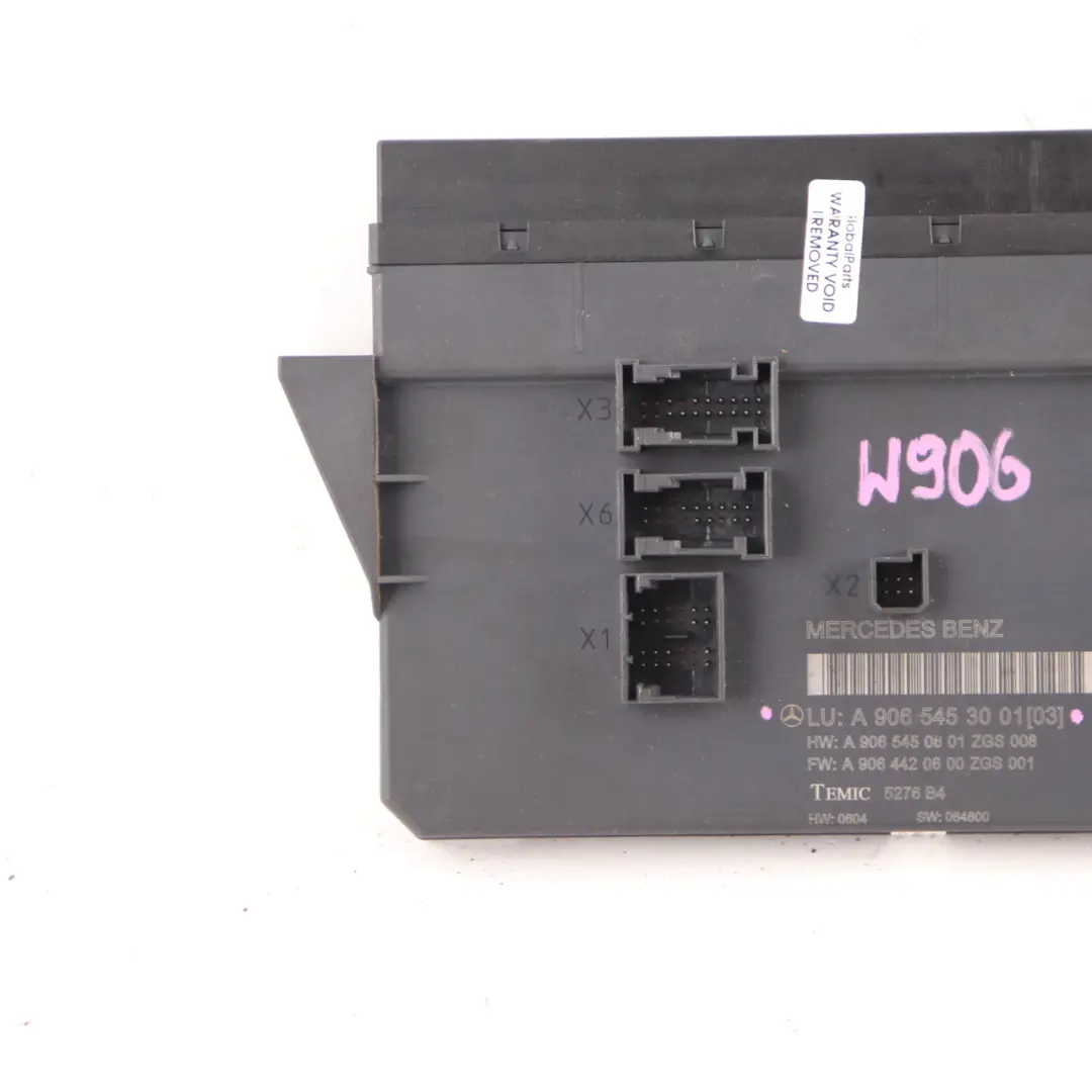 Caja de fusibles SAM Relé Unidad de Control Módulo para Mercedes W906 con número de pieza A9065453001 Mercedes W906 Caja de fusibles SAM Relé Unidad de Control Módulo - SKU A9065453001 - Número de pieza A9065453001