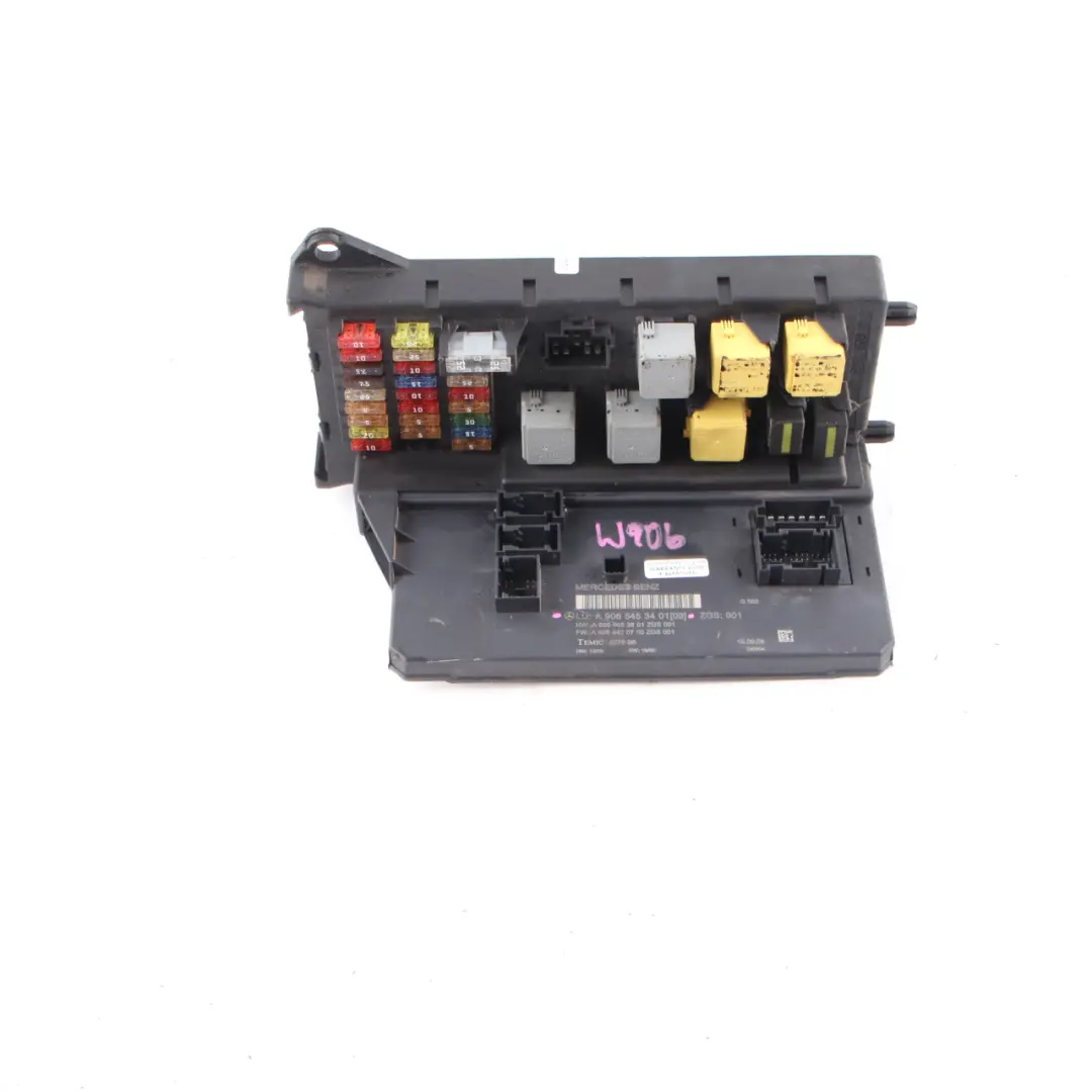 Fuse Box Relay SAM Module Control Unit to Mercedes Sprinter W906 with Part number A9065453401 Mercedes Sprinter W906 Fuse Box Relay SAM Module Control Unit - SKU A9065453401 - Part number A9065453401