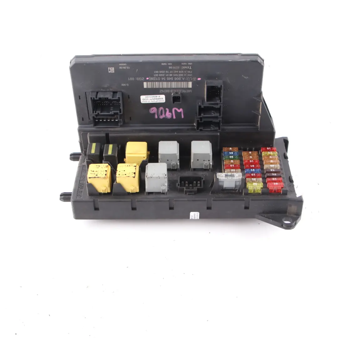 Fuse Box Relay SAM Module Control Unit to Mercedes Sprinter W906 with Part number A9065453401 Mercedes Sprinter W906 Fuse Box Relay SAM Module Control Unit - SKU A9065453401 - Part number A9065453401