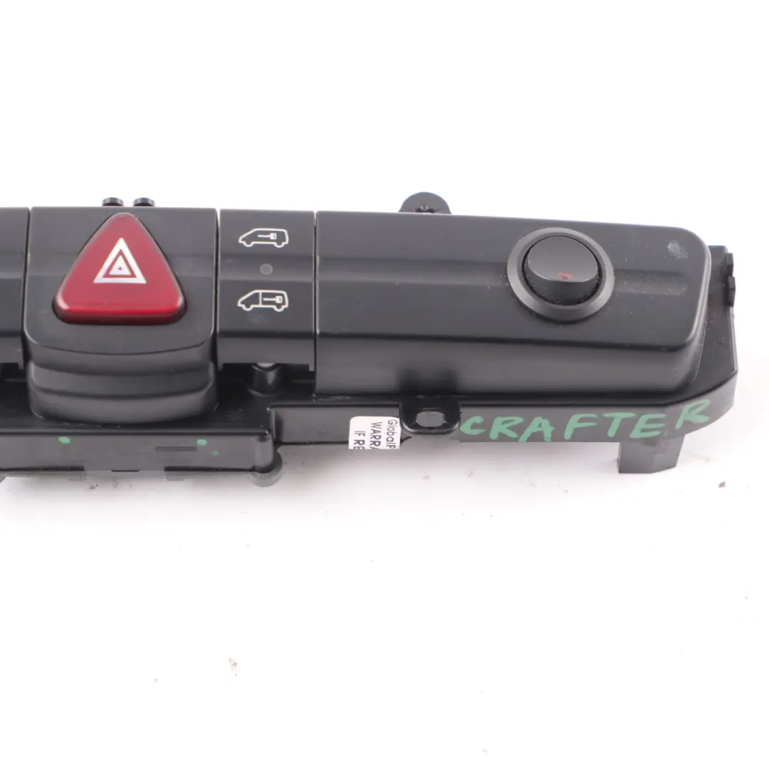 Dashboard Panel Hazard ASR Locking Switch to Volkswagen VW Crafter 1 with Part number A9065454107 Volkswagen VW Crafter 1 Dashboard Panel Hazard ASR Locking Switch - SKU A9065454107 - Part number A9065454107