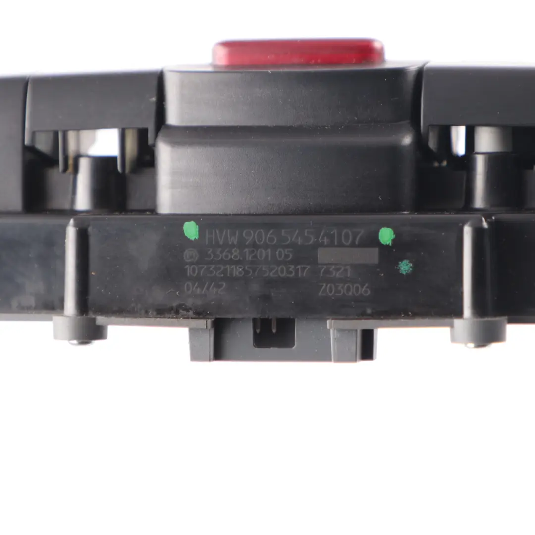 Dashboard Panel Hazard ASR Locking Switch to Volkswagen VW Crafter 1 with Part number A9065454107 Volkswagen VW Crafter 1 Dashboard Panel Hazard ASR Locking Switch - SKU A9065454107 - Part number A9065454107