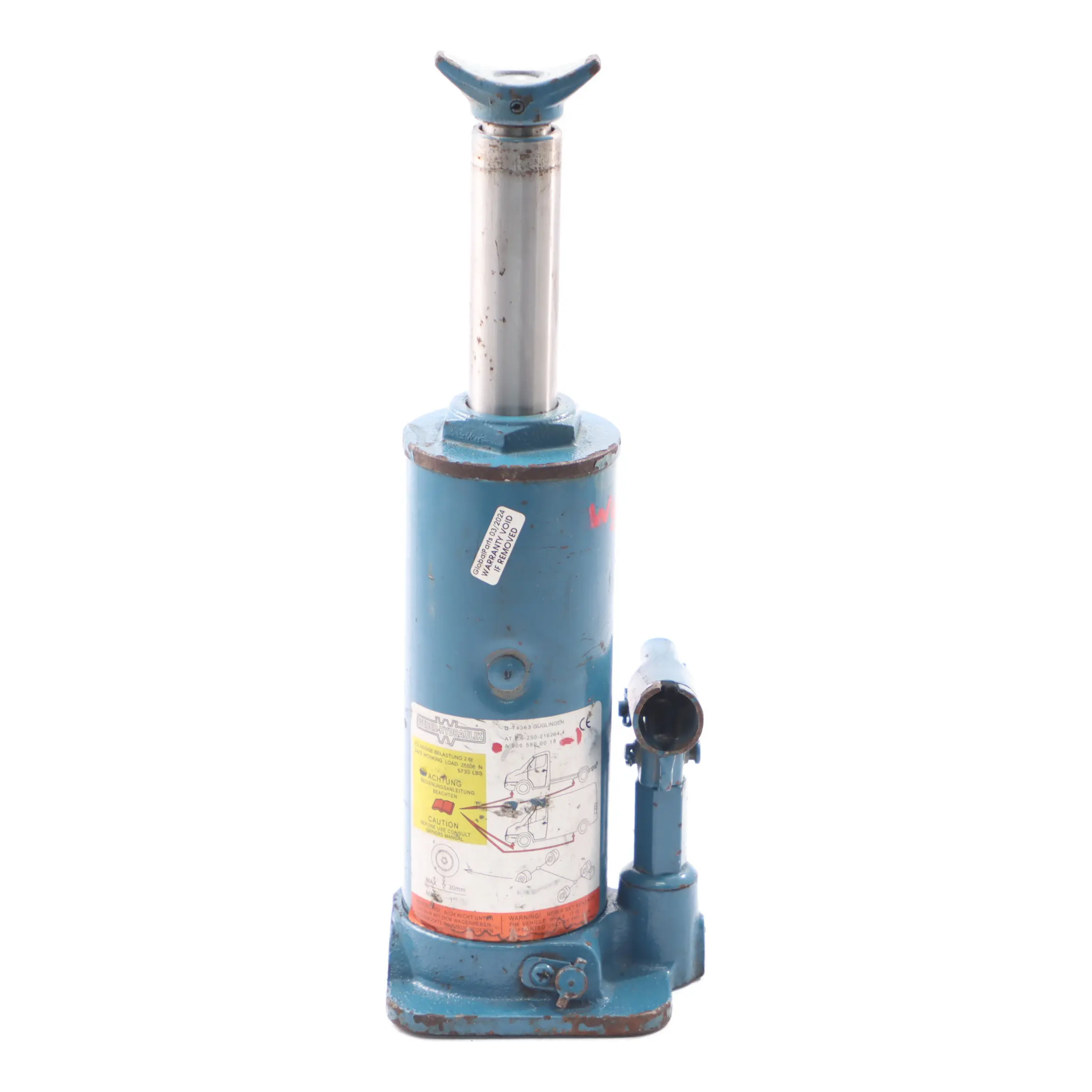 Mercedes Sprinter W906 Cric Bouteille de Levage Outil Hydraulique A9065800018