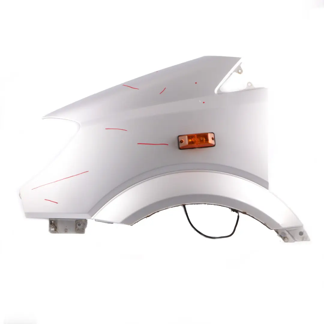 Side Panel Wing Front Left N/S Fender Brilliant Silver 9744 to Mercedes W906 with Part number A9066377719 Mercedes W906 Side Panel Wing Front Left N/S Fender Brilliant Silver 9744 - SKU A9066377719-BRS - Part number A9066377719