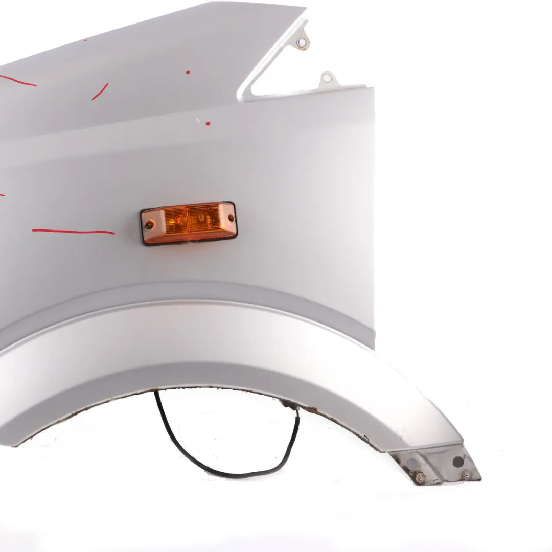 Side Panel Wing Front Left N/S Fender Brilliant Silver 9744 to Mercedes W906 with Part number A9066377719 Mercedes W906 Side Panel Wing Front Left N/S Fender Brilliant Silver 9744 - SKU A9066377719-BRS - Part number A9066377719