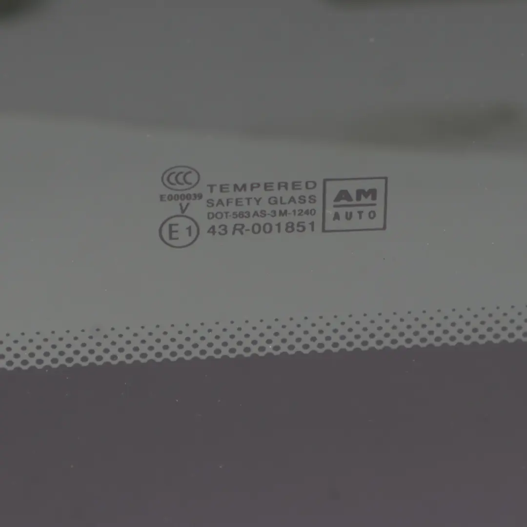 Right O/S Side Window Glass Glazing AS3 to Mercedes Sprinter W906 Rear with Part number A9066732309 Mercedes Sprinter W906 Rear Right O/S Side Window Glass Glazing AS3 - SKU A9066732309 - Part number A9066732309