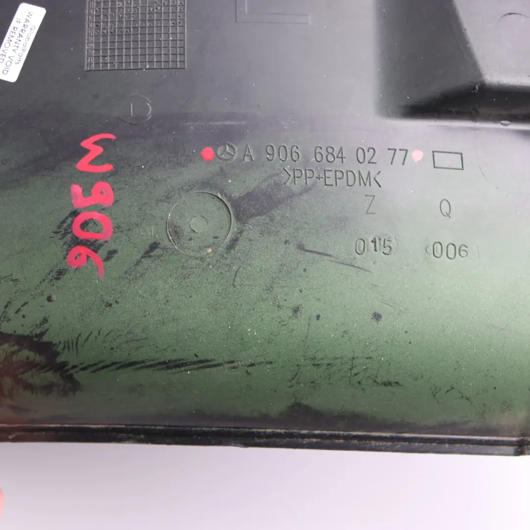 Mercedes Sprinter W906 passaruota anteriore sinistro copertura alloggiamento - SKU A9066840277 - Numero di parte A9066840277