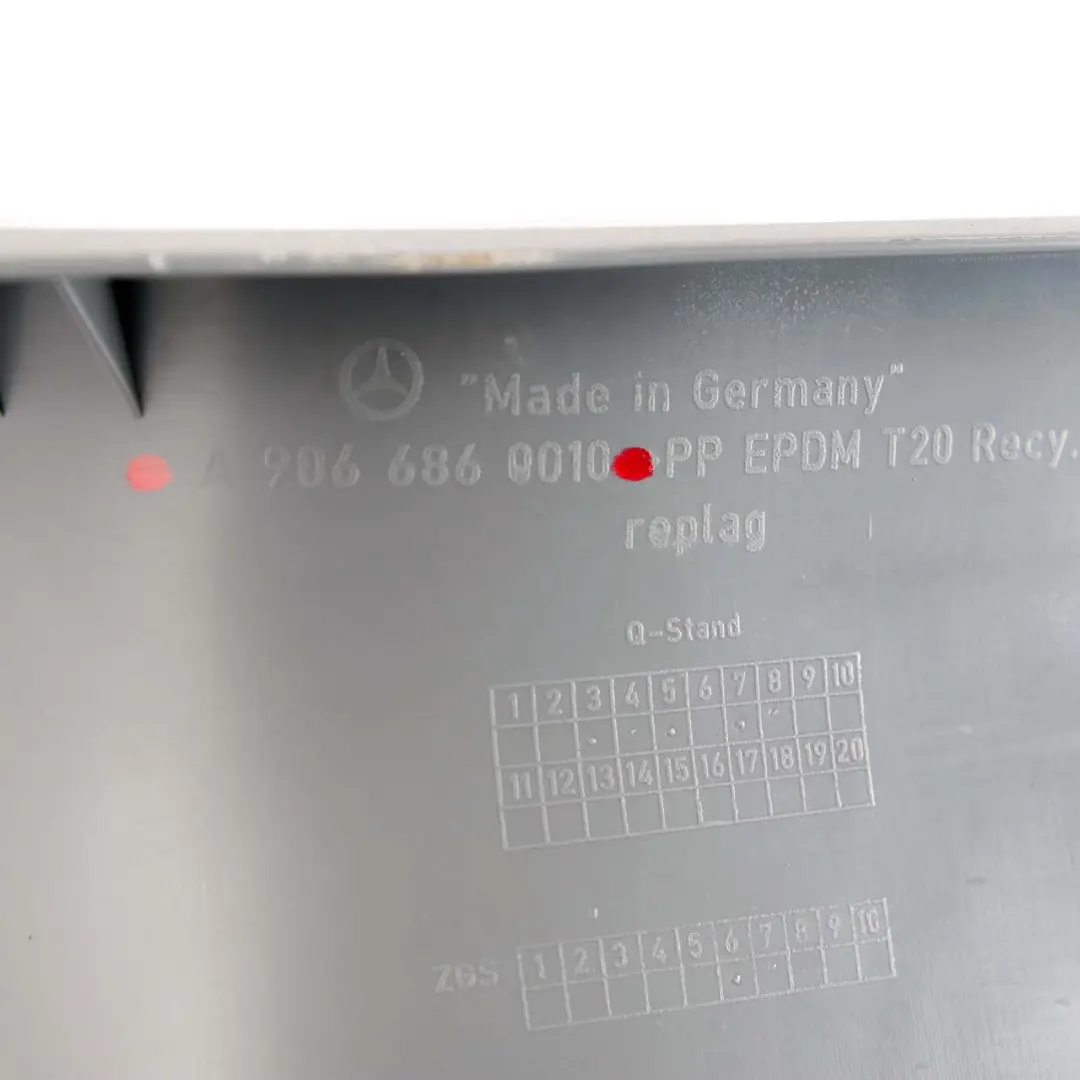  Mercedes-Benz Sprinter W906 Pannello Gradino Sinistro Art Grey - SKU A9066860010 - Numero di parte A9066860010