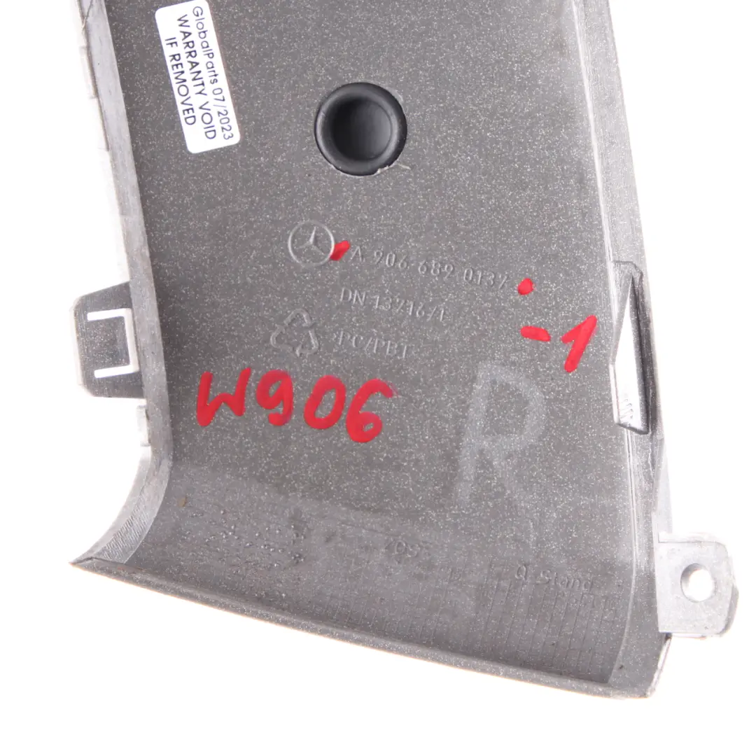 Dashboard Dash Air Vent Right O/S Covering Panel Strip to Mercedes W906 with Part number A9066890137 Mercedes W906 Dashboard Dash Air Vent Right O/S Covering Panel Strip - SKU A9066890137-1 - Part number A9066890137