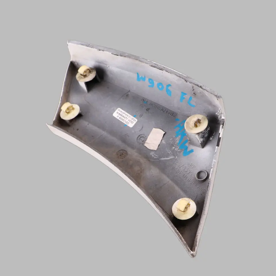 Wing Moulding Front Left N/S Cover Arctic White 9147 to Mercedes W906 with Part number A9066904782 Mercedes W906 Wing Moulding Front Left N/S Cover Arctic White 9147 - SKU A9066904782-ARW - Part number A9066904782