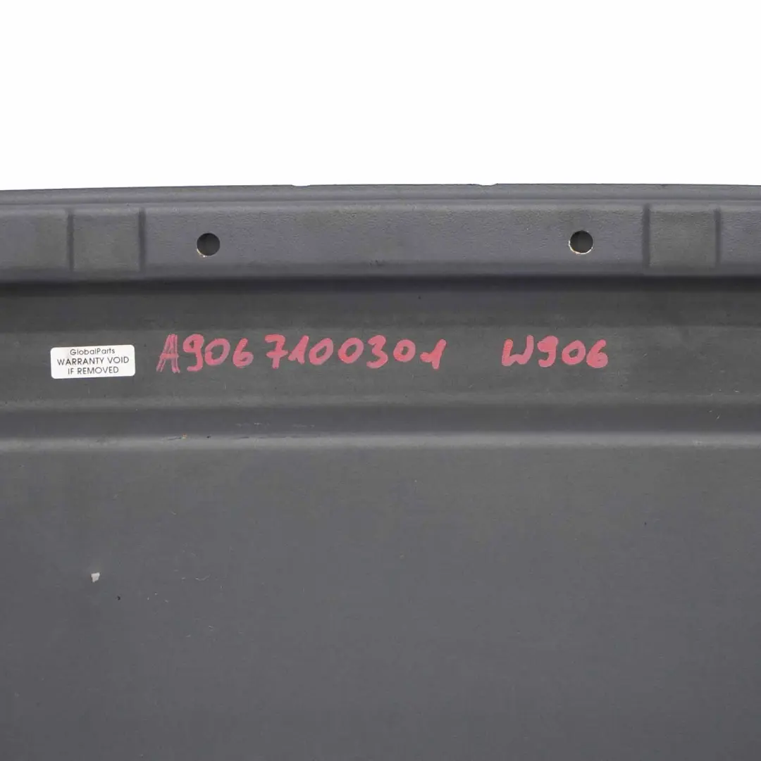 Mercedes Sprinter W906 Partition Panel Rear Upper Trim Cover - SKU A9067100301 - Part number A9067100301