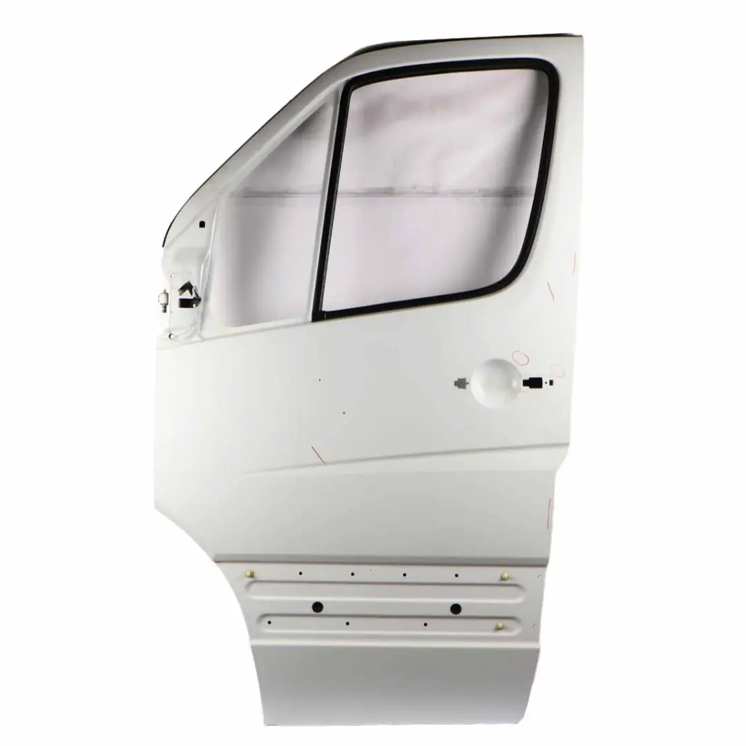 Door Front Left N/S Door Shell Arctic White - 9147 to Mercedes Sprinter W906 with Part number A9067200005 Mercedes Sprinter W906 Door Front Left N/S Door Shell Arctic White - 9147 - SKU A9067200005-ARW1 - Part number A9067200005