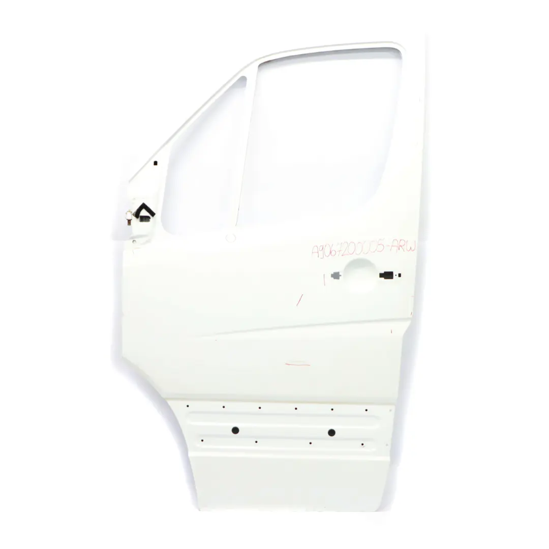 Door Front Left N/S Arctic White - 9147 to Mercedes Sprinter W906 with Part number A9067200005 Mercedes Sprinter W906 Door Front Left N/S Arctic White - 9147 - SKU A9067200005-ARW - Part number A9067200005