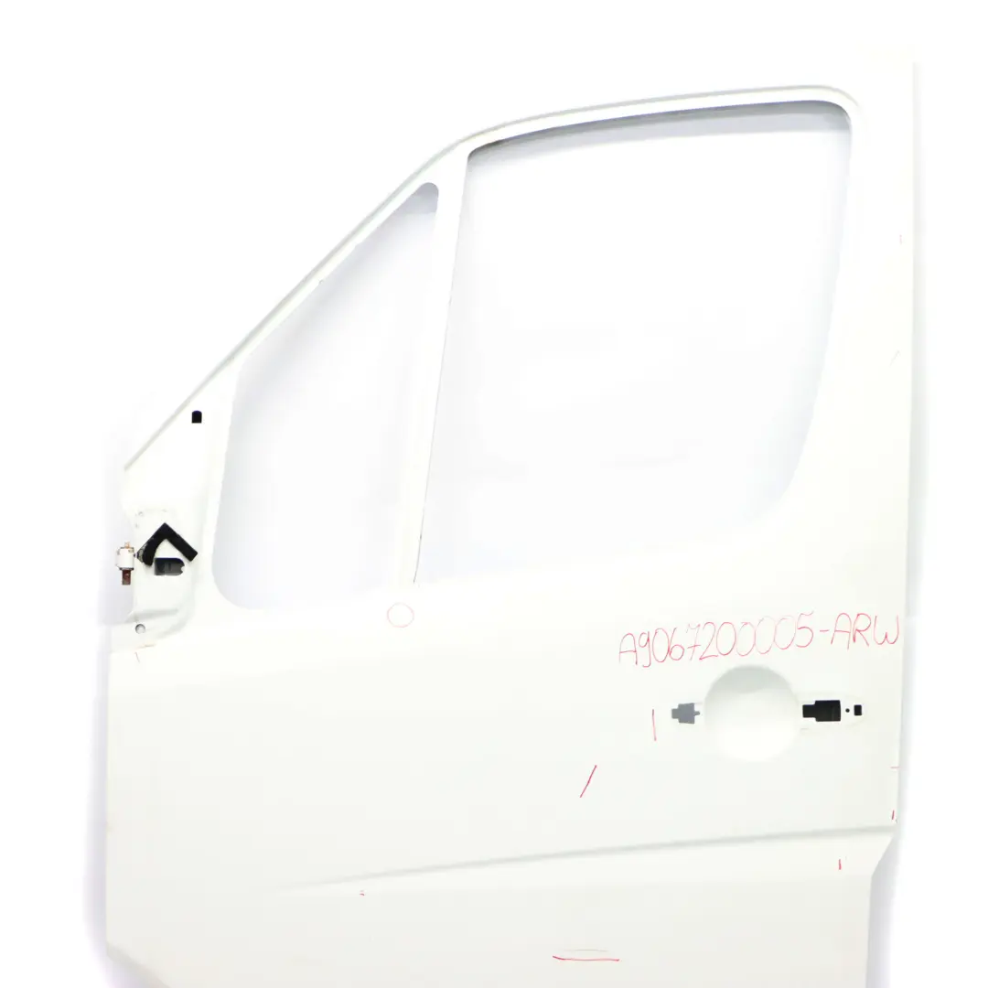 Mercedes Sprinter W906 Door Front Left N/S Arctic White - 9147 - SKU A9067200005-ARW - Part number A9067200005
