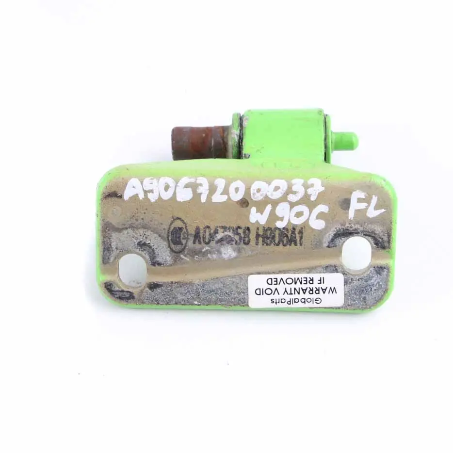 Door Hinge Front Left N/S Upper Green Painted to Mercedes W906 with Part number A9067200037 Mercedes W906 Door Hinge Front Left N/S Upper Green Painted - SKU A9067200037-GREEN - Part number A9067200037