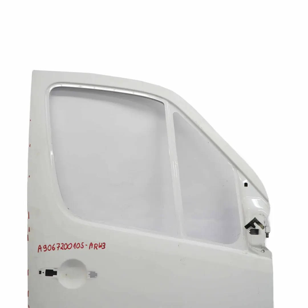 Door Front Right O/S Arctic White - 9147 to Mercedes Sprinter W906 with Part number A9067200105 Mercedes Sprinter W906 Door Front Right O/S Arctic White - 9147 - SKU A9067200105-ARW3 - Part number A9067200105