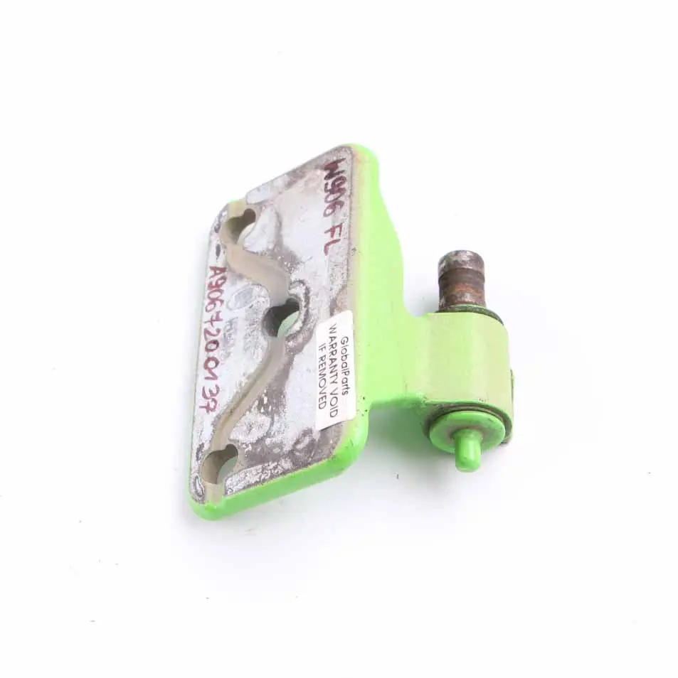 Door Hinge Front Left N/S Lower Green Painted to Mercedes W906 with Part number A9067200137 Mercedes W906 Door Hinge Front Left N/S Lower Green Painted - SKU A9067200137-GREEN - Part number A9067200137