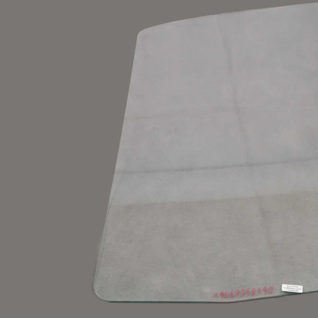 Mercedes-Benz Sprinter W906 Front Right O/S Door Window Glass AS2 Crystal Clear to with Part number A9067250110 Mercedes-Benz Sprinter W906 Front Right O/S Door Window Glass AS2 Crystal Clear - SKU A9067250110 - Part number A9067250110