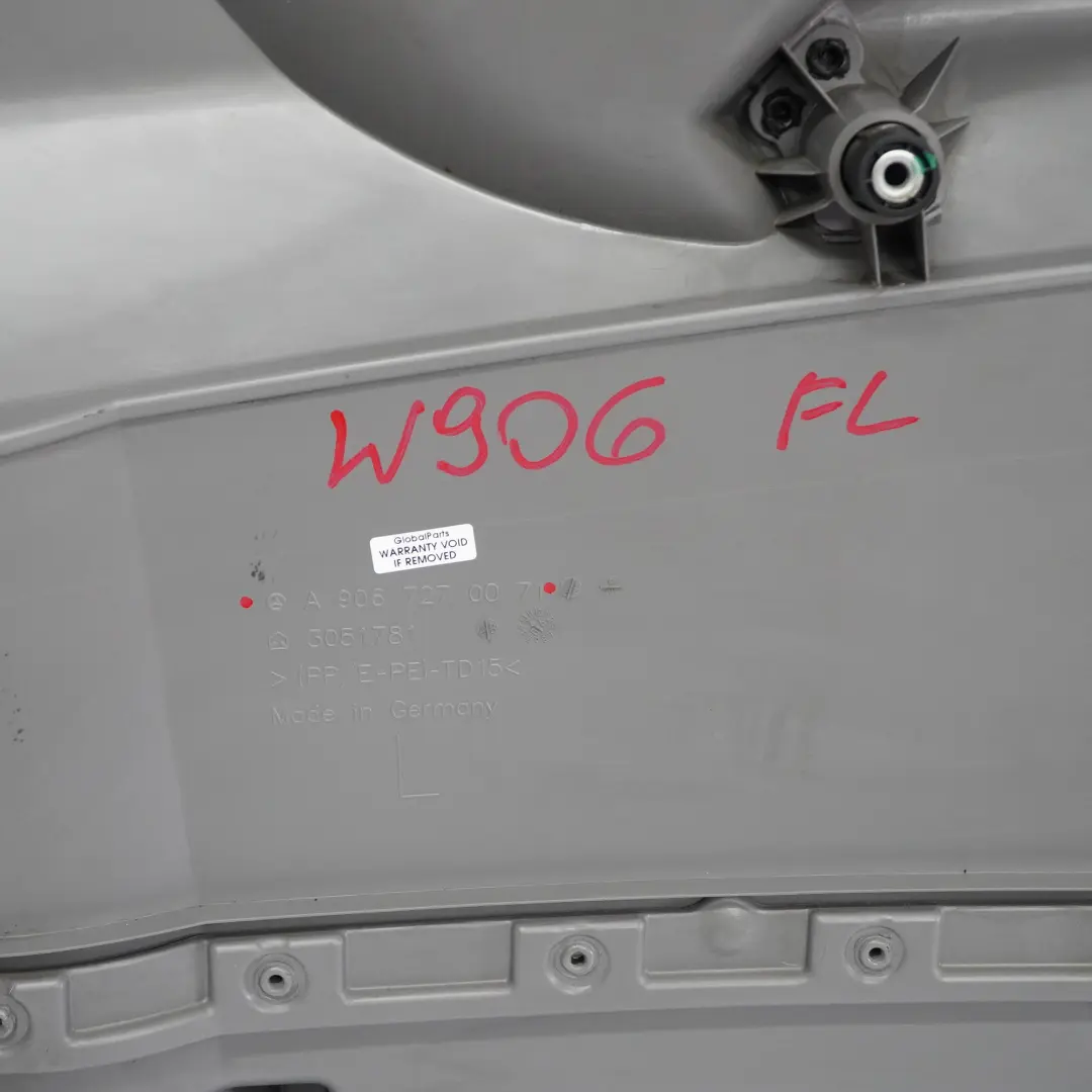 Mercedes Sprinter W906 Garniture de porte avant gauche Tissu gris - SKU A9067270071 - Numéro de pièce A9067270071