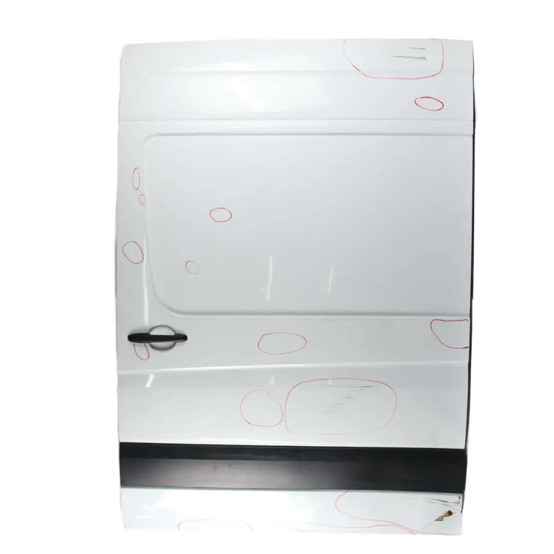 Sliding Door Rear Left N/S High Roof Arctic White - 9147 to Mercedes Sprinter W906 with Part number A9067307105 Mercedes Sprinter W906 Sliding Door Rear Left N/S High Roof Arctic White - 9147 - SKU A9067307105-ARW - Part number A9067307105