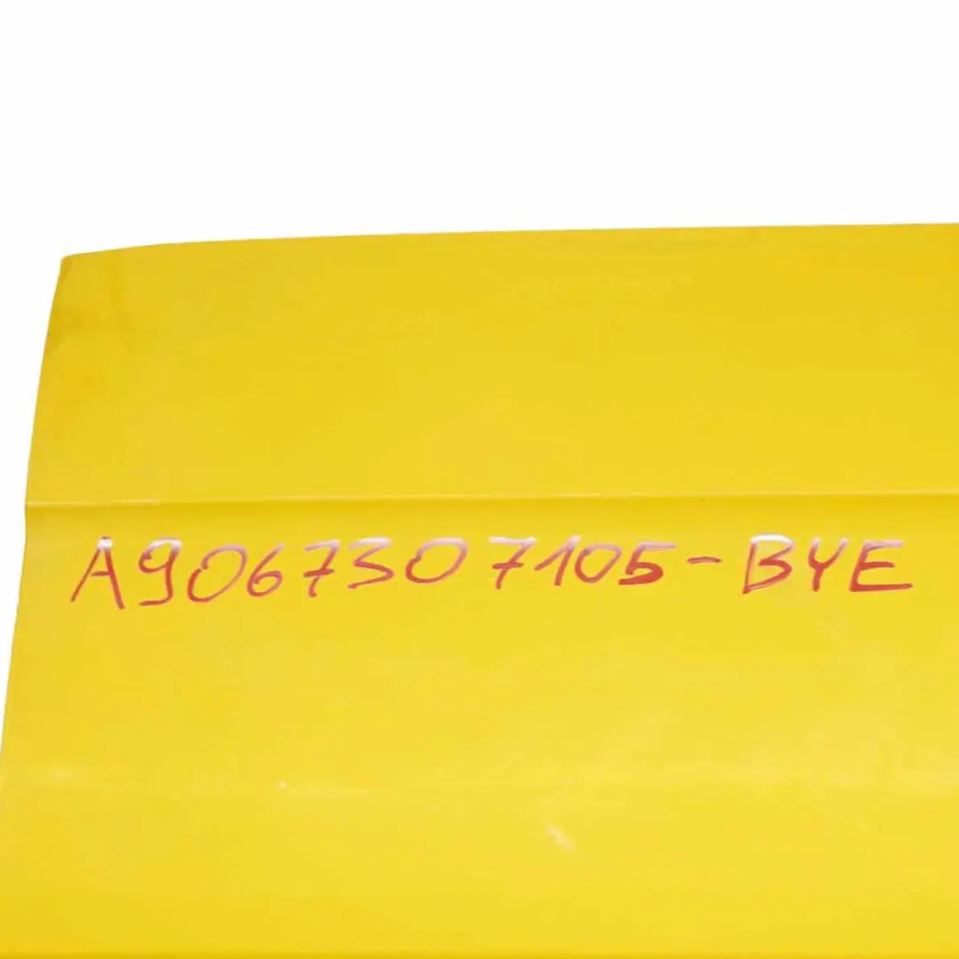 Sliding Door Rear Left N/S High Roof Broom Yellow - 1212 to Mercedes Sprinter W906 with Part number A9067307105 Mercedes Sprinter W906 Sliding Door Rear Left N/S High Roof Broom Yellow - 1212 - SKU A9067307105-BYE - Part number A9067307105