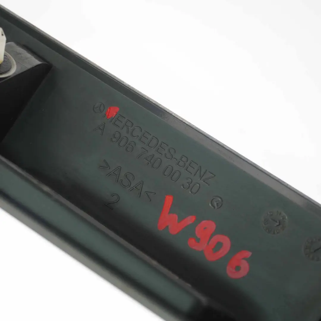 Trunk Cubierta Panel Placa matrícula Soporte lámpara para Mercedes W906 con número de pieza A9067400030 Mercedes W906 Trunk Cubierta Panel Placa matrícula Soporte lámpara - SKU A9067400030 - Número de pieza A9067400030