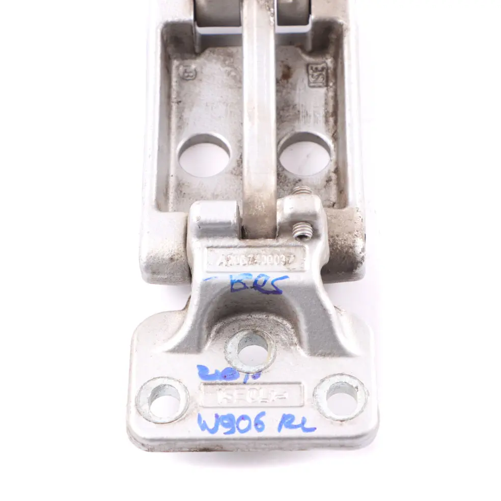 Mercedes W906 Door Hinge Rear Left N/S Upper Top Brilliant Silver - 744 - SKU A9067400037-BRS - Part number A9067400037