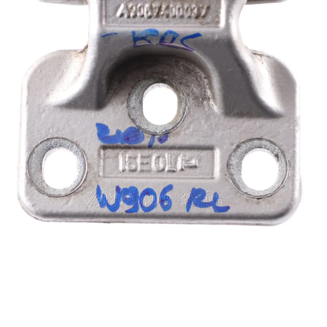 Mercedes W906 Door Hinge Rear Left N/S Upper Top Brilliant Silver - 744 - SKU A9067400037-BRS - Part number A9067400037